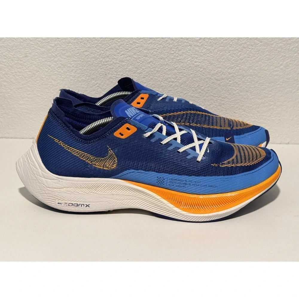 Nike Mens ZoomX Vaporfly Next % 2 Running Shoe Sz 13 Blue Sneaker FD0713-400